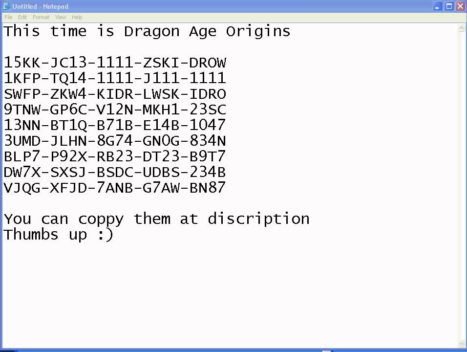 Dragon age origins activation